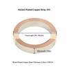 18650 21700 Battery Connector Copper Belt 1 Roll Pure Nickel Plated High Durability for Hobbyist Battery Builds