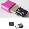 Yousheng Portable USB Mini 2 TF T-Flash Memory Flash Drive Adapter Card Reader