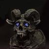 New Arrival Vintage Punk Satan Goat Head Skull Ring Gothic Exaggerated Jewelry for Men