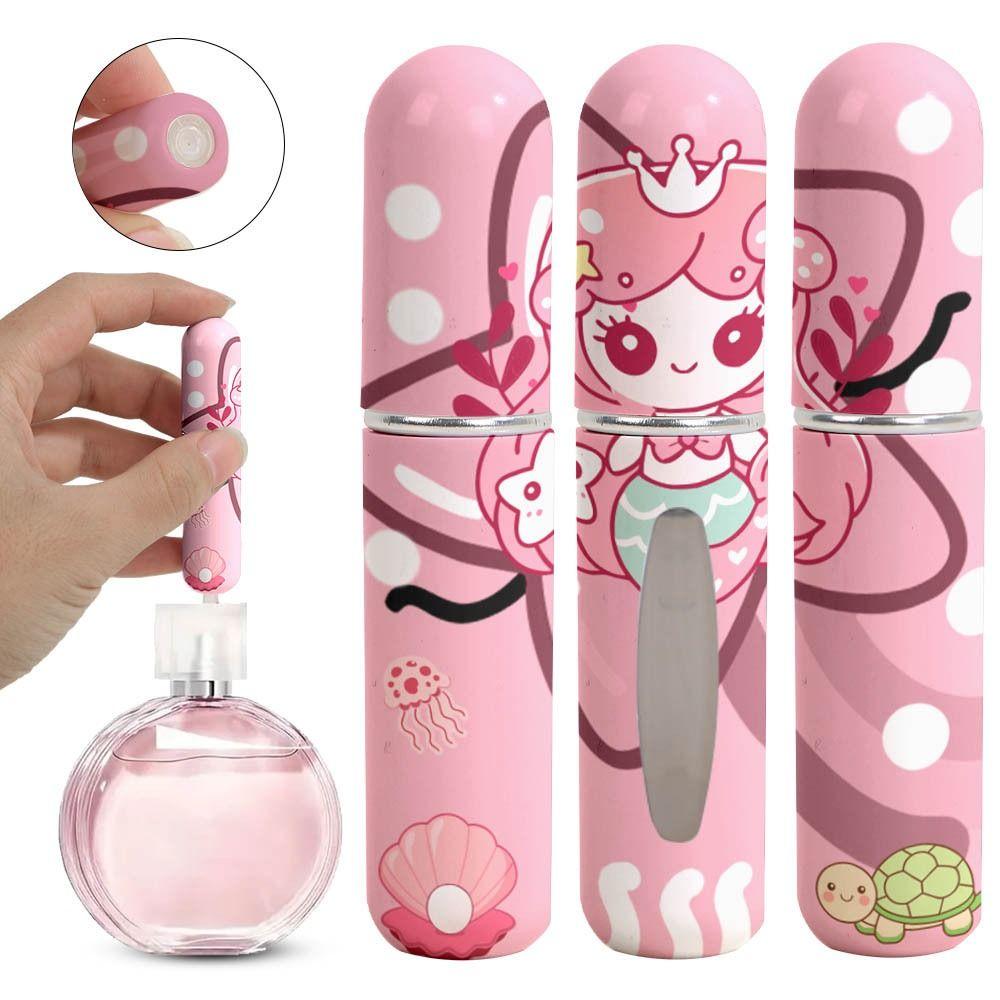 5 мл Мини-бутылочка для духов Герметичная Пустая Распылитель Вращающаяся Бутылочка Многоразовые Бутылочки-дозаторы для духов