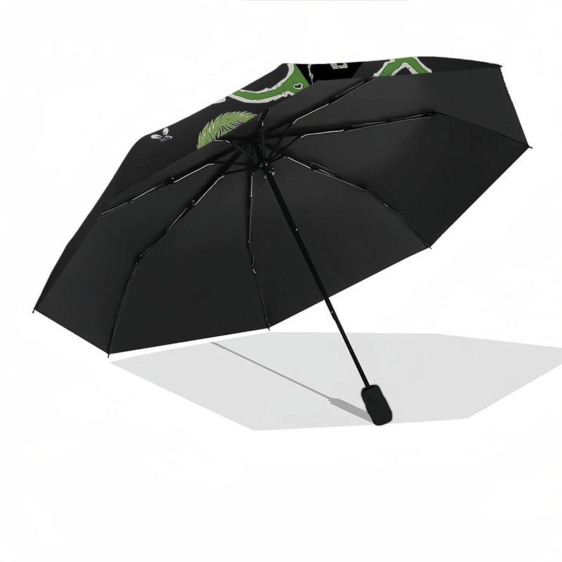 1pc NOFX Rat Automatic Open Close Umbrella with 8-Rib Windproof Canopy Compact Portable Travel Umbrella10269