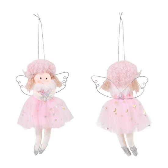Mini Christmas Angel Doll Ornaments Christmas Tree Plush Angel Pendant for Xmas Birthday Thanksgiving Wedding Valentine's Day Decoration