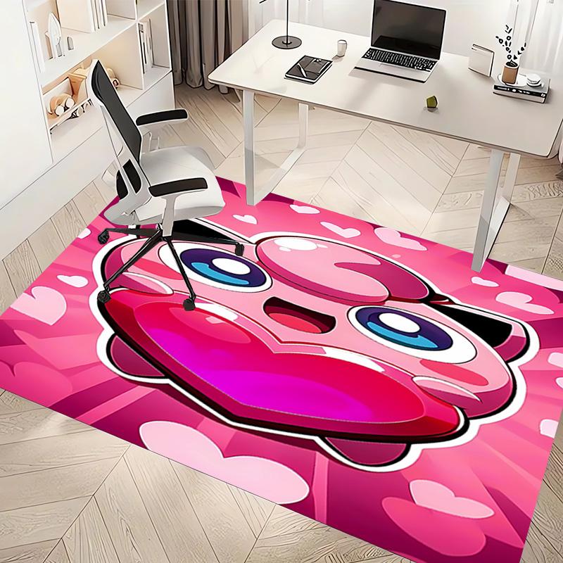1pc Pokémon Print Area Rug - Soft, Washable Non-Slip Indoor Mat, Living Room, Home Office Decorative Rug,Office Decorative