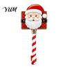 Holiday Retail Display Prop Christmas Payment Wand, Festive Credit Card Holder for Readers, Reindeer Wand Snowman Snowflake Accessory, Fun Staff Gift