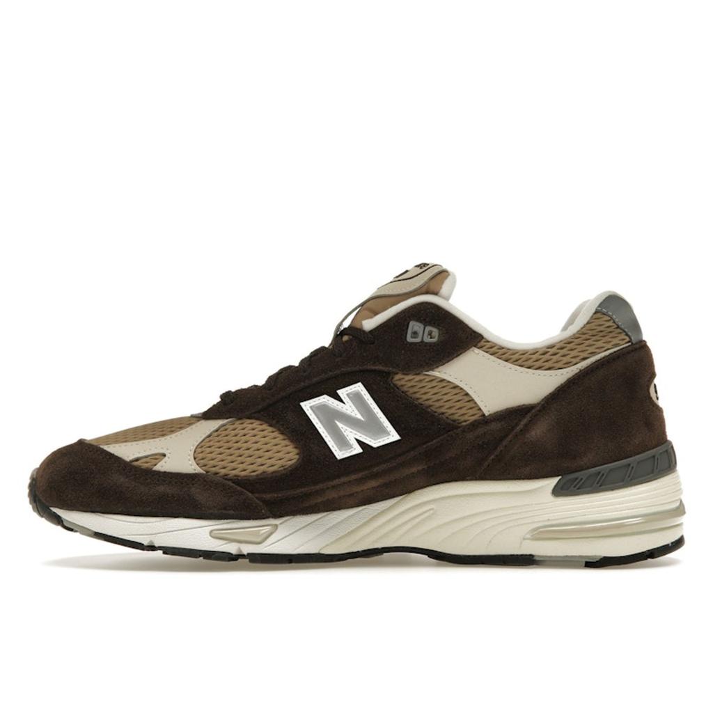 New Balance 991 Made In England Finale Pack - Delicioso Men Sneakers Brown Silver-Mink Oyster-Grey M991BGC