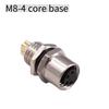 Промышленные круглые разъемы M8 для суровых условий, 3/4-контактные, легкая установка, отличная проводимость
