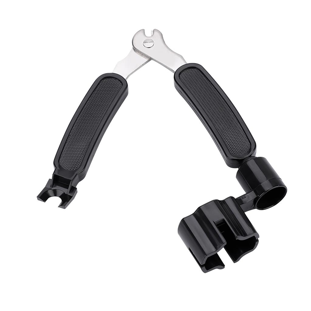 3 In 1 String Peg Winder Cutter Bridge Pin Puller for Bass Guitar