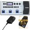 BOSS Production White Genuine Adapter Textbook Set Multi-Effector GT-1 -WH Limited Color + PSA-100S +