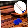 TENDYCOCO 1 Pair of Marimba Mallets with Soft Handles, Wool Mallets