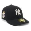 Кепка New Era LP 59FIFTY MLB New York Yankees NY Черная 1 Черный Боковой Патч Под Эксклюзивно для и Низкая Идеально для Весны и Лета Популярный Размер Наклейки
