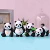 1 Set (4 Pieces) Panda Miniature Figurines | Cute Showpiece | Gift for Him/Her, Mother's Day, Home, Bedroom, Living Room,