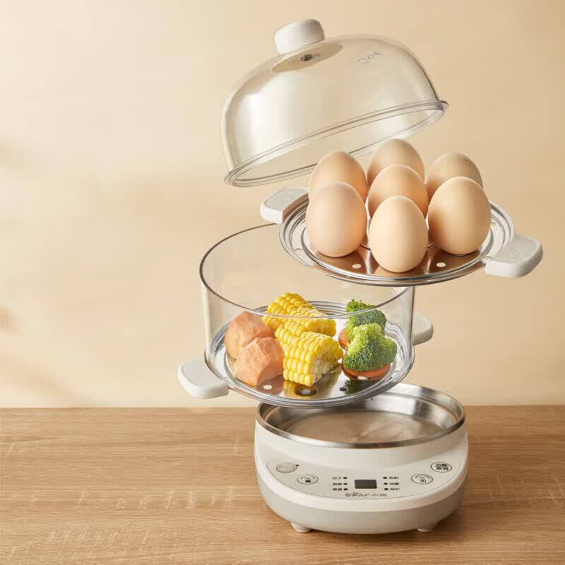 Bear Double-Layer Multifunctional Egg Steamer CN plug (adapter included)