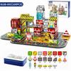 Portable Magnetic Tile Set: Travel-Friendly Educational Toy for Building and Creativity - Christmas Gift