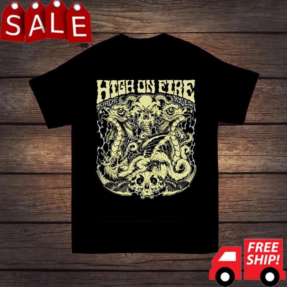 Rare HIGH ON FIRE San Francisco Men T Shirt Xmas Gift All Size S to 5XL AD811 Unisex T-Shirt
