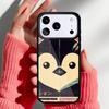 Милый Kawaii Чехол-пингвин для iPhone 17 16 15 14 13 Pro Max Задняя крышка для 12 11 Pro Coque