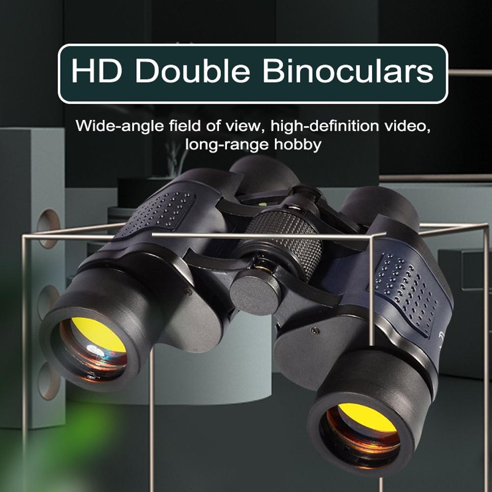 Портативные портативные бинокли для пеших прогулок, мощные телескопы для ночного видения с высокой четкостью и слабым освещением для