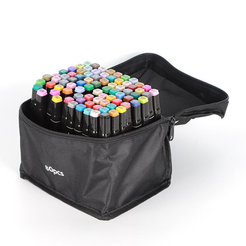 Набор арт-маркеров с двумя наконечниками, 24-168 цветов, спиртовые маркеры для взрослых студентов, профессиональные скетч-маркеры для рисования/скетчинга/манги