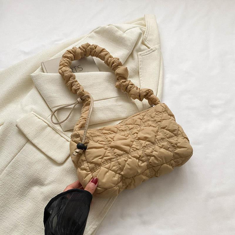 Новая женская сумка нишевая повседневная облачная плиссированная сумка подмышку повседневная сумка-пельмень сумка на одно плечо сумка-мессенджер женская