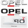 ABS Letter Sticker Car Rear Trunk Tail Boot Emblem Badge Logo For Opel Corsa Astra Insignia Vectra Zafira Meriva Mokka Grandland