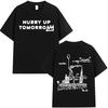 Famous Singer The Weeknd DoubleSided Print Mens TShirt Cotton Short Sleeve Loose Comfortable Fashion Women And Men TShirt