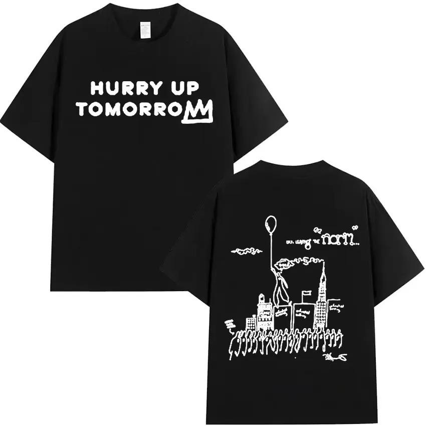 Famous Singer The Weeknd DoubleSided Print Mens TShirt Cotton Short Sleeve Loose Comfortable Fashion Women And Men TShirt