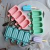 Durable Food Grade Ice-Cream Making Reusable Easy Release Ice Cream Mold Kitchen Gadget Ice Cream Tray