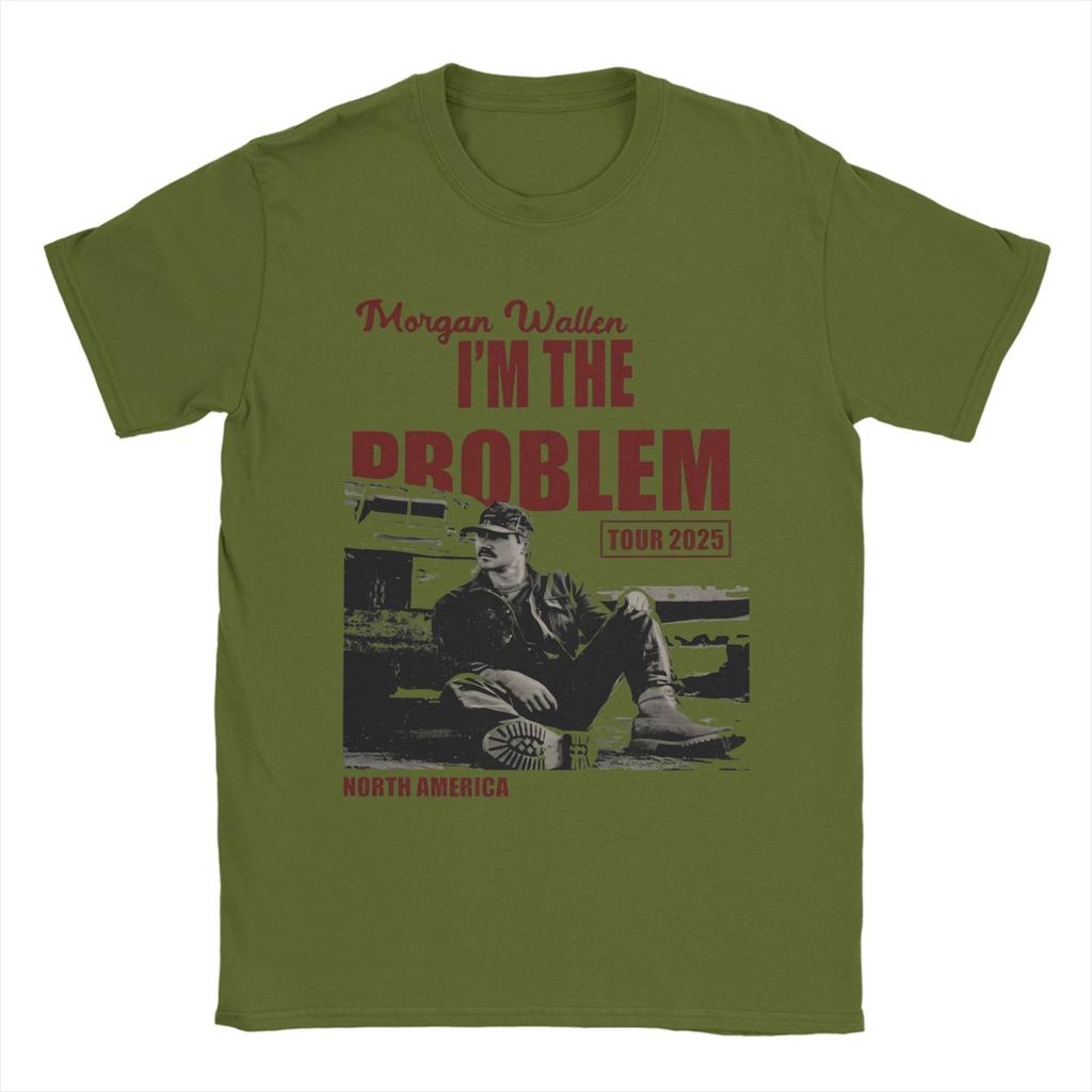 Morgan Wallen Im The Problem 2025 Tour M5031 84292419 Merch Unisex T Shirts 100 Cotton Tee New Arrival Tshirt Clothes