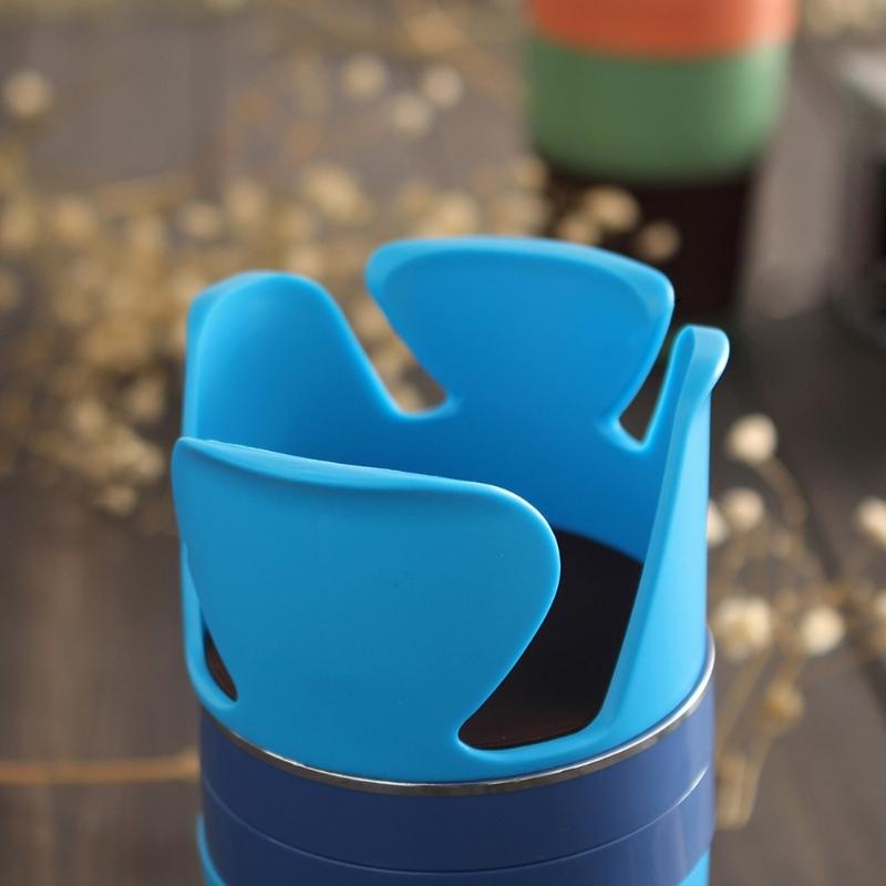 360° Rotating Car Beverage Rack with Key Storage Multipurpose Car Bottle Mount