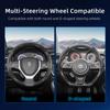 zkfan8 Suitable for Suzuki Carbon Fiber Texture Steering Wheel Cover with Segmented Quick-Release Design for Wagon R Swift Ertiga Brezza Baleno Fronx 