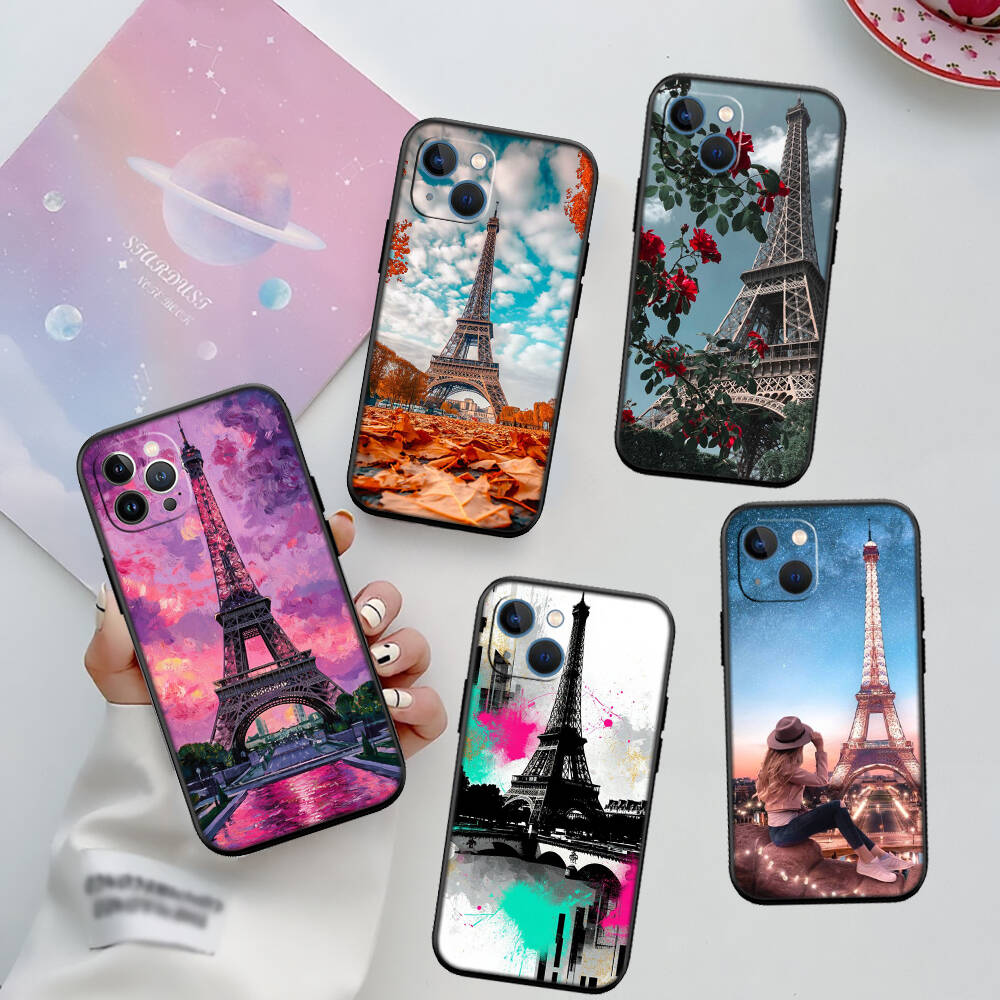 Paris Eiffel tower Phone Case for Motorola Moto Edge 60 60s 70 G86 G56 G54 E14 G04S G45 G54 G64 X30 X40 X50 S30 S50 Pro Power Tylus