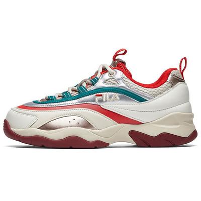 Ray Ретро Повседневные Низкие Кроссовки Женские кроссовки Белый Серебристый F12W011104FWS