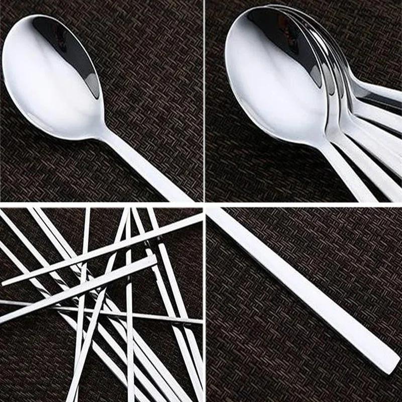 Tableware Set 304 Stainless Steel Korean Tableware Set Camping Cutlery Chopsticks Tableware Luxury Tableware Set