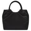 Formal Bag Tuck Round Tote Handbag for Large Black BK [PLEX] Ceremonies, Funerals, School, Events,