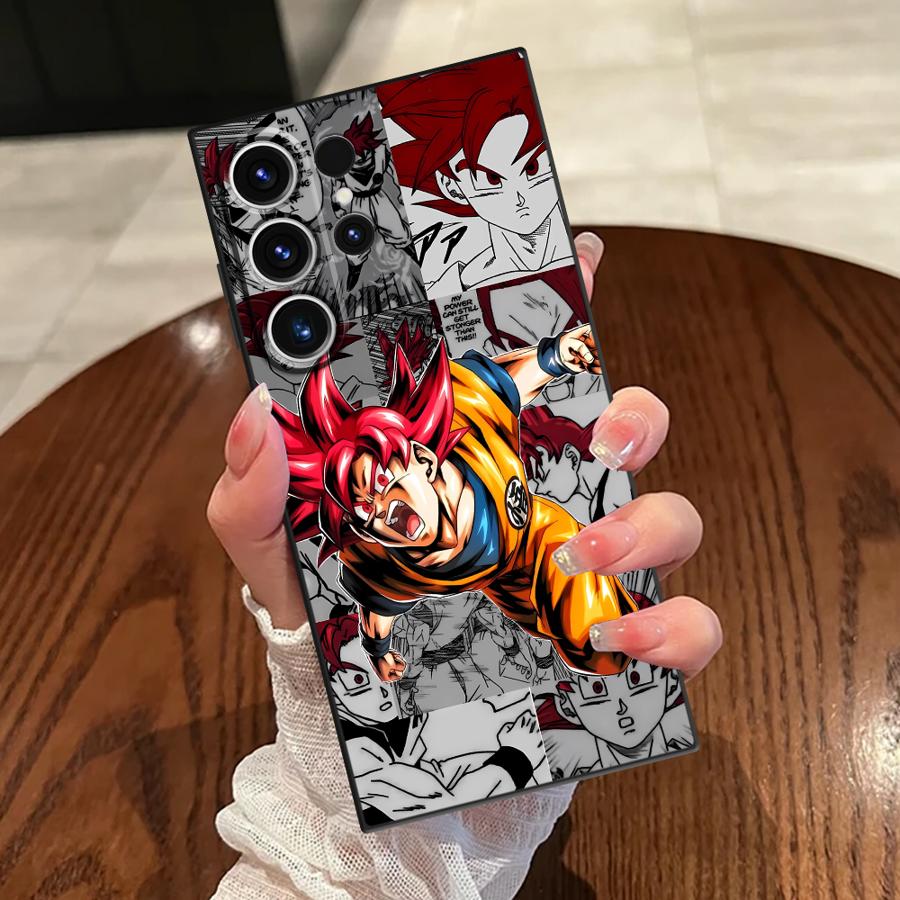 Case for Samsung Galaxy S25 S23 FE S22 S21 S20 S24 Plus S9 Note 20 9 10 S25Edge Funda Phone Cover D-ragonS B-allS Anime