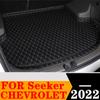 Sinjayer Car Trunk Mat ALL Weather AUTO Parts Tail Boot Luggage Pad Carpet High Side Cargo Liner Fit For Chevrolet Seeker