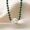 Irregular Baroque Freshwater Pearl Pendant Necklace for Women's New Elegant Necklace