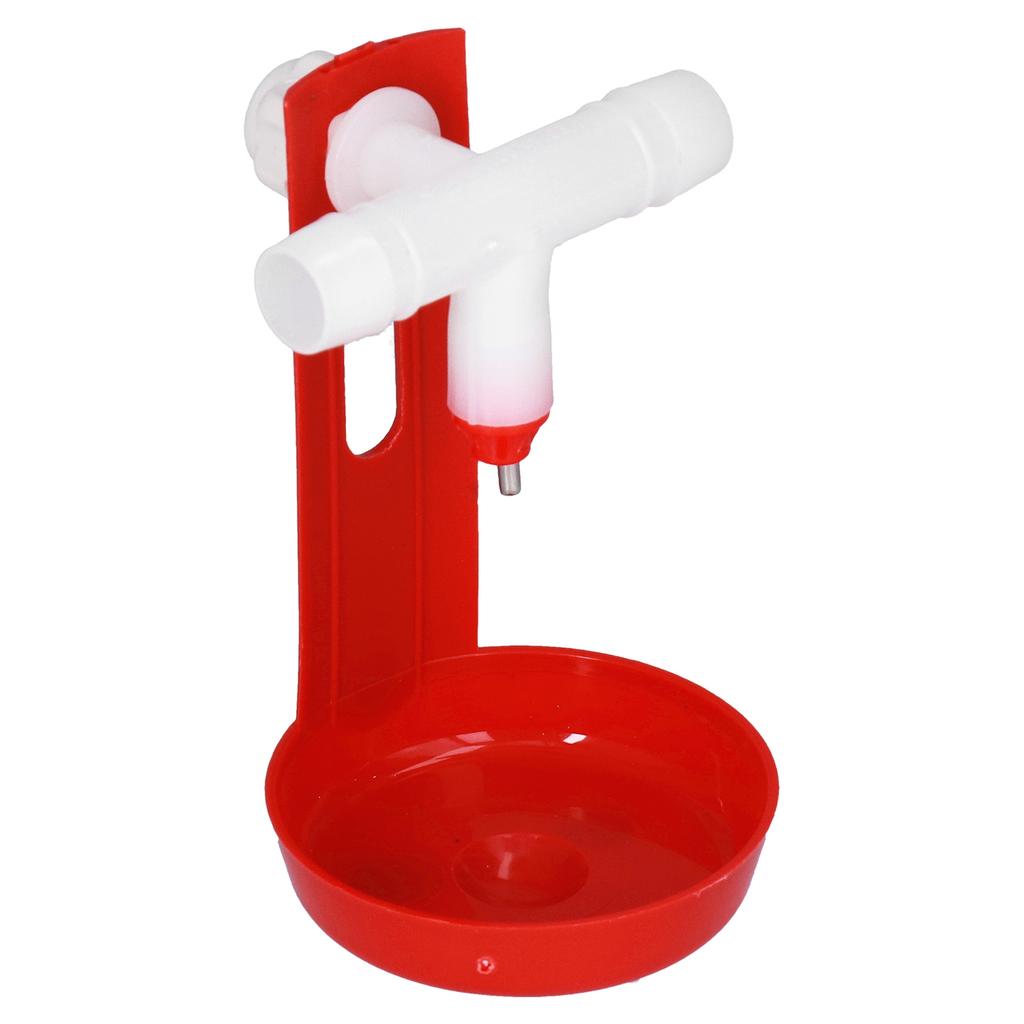 10 комплектов поилок для кур, автоматическая поилка для домашней птицы с белым тройником