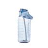 2L Sports Straw Water Bottle With Stickers Portable Large Capacity Fitness Bike Cup Summer Ice Cold Water Jug With Time Marker