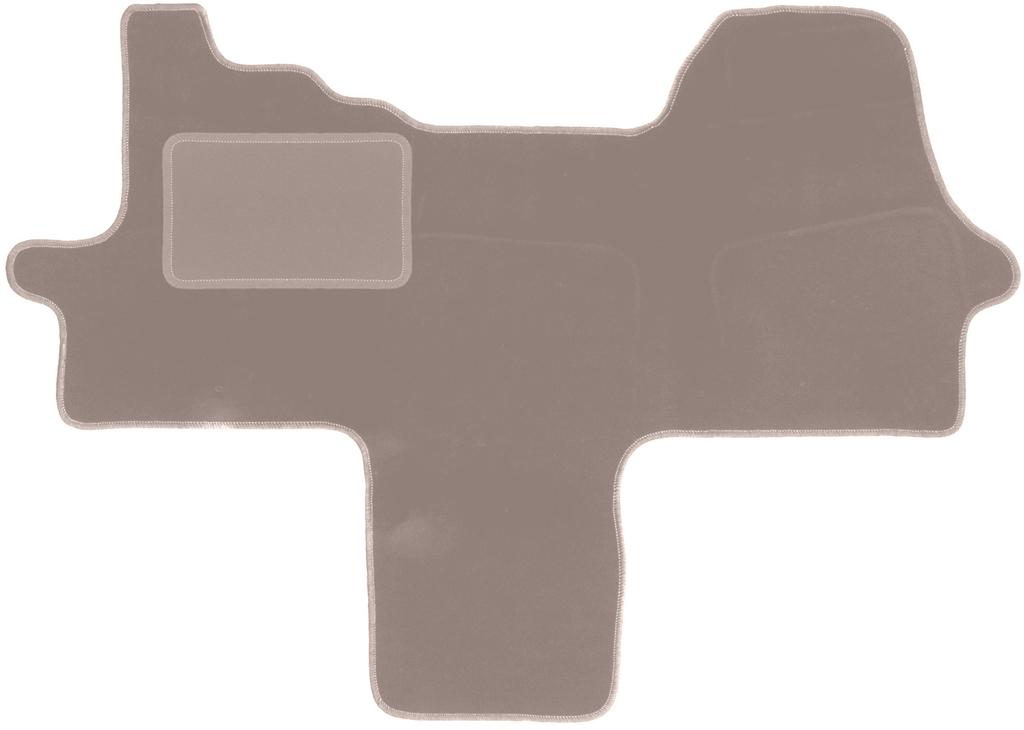 Бежевые велюровые коврики для: Фургон Fiat Ducato III (2006-2014 гг.)