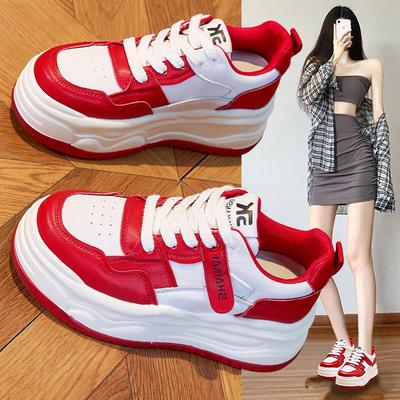 Белые туфли из натуральной кожи для женщин, весенние, на плоской подошве, универсальные, повседневные, удобные студенческие женские туфли