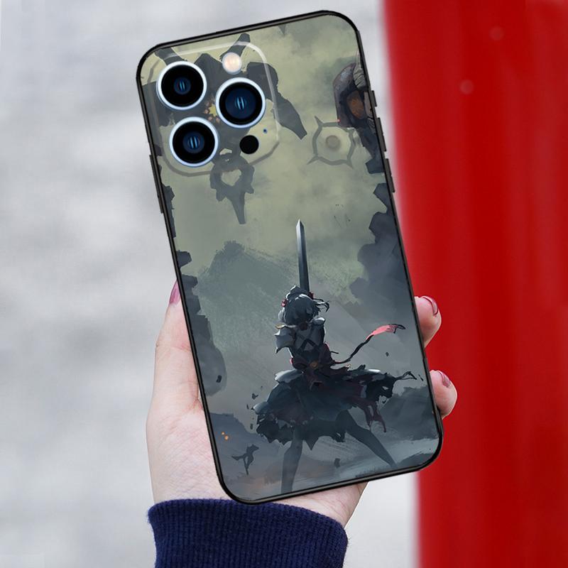 Anime Game Genshin Impact Phone Case For iPhone 15 16 Pro Max 12 13 Mini 11 14 Pro Max XR 16 15 Plus 16e Back Cover