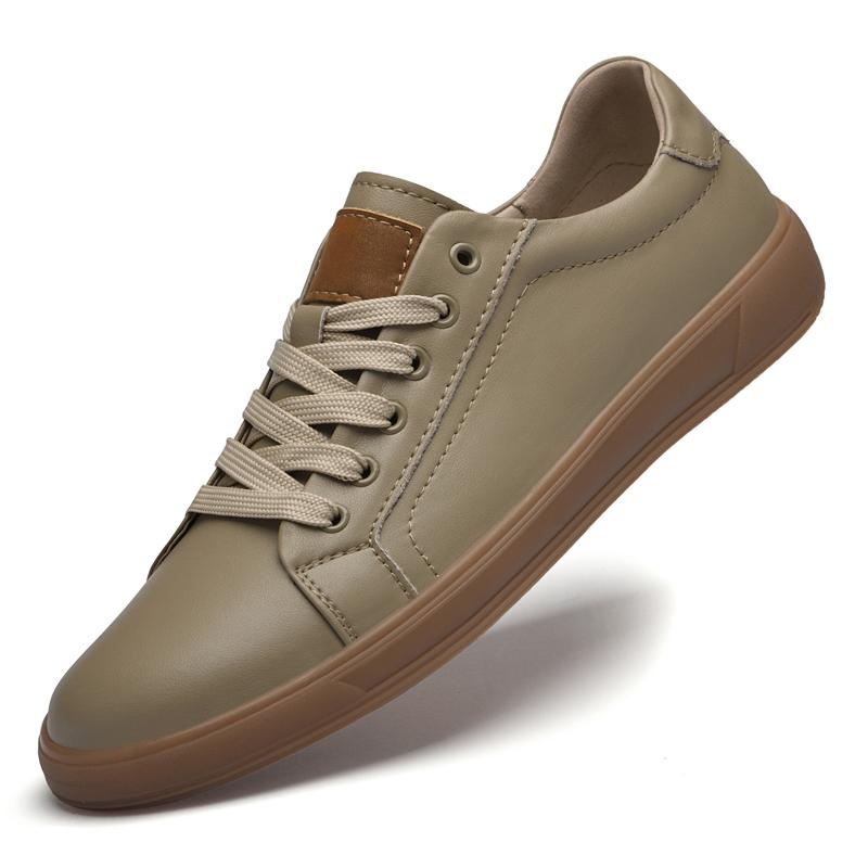 Модные итальянские мужские туфли для ходьбы из натуральной кожи, удобные повседневные кожаные туфли на плоской подошве, дизайнерские оксфорды, уличные противоскользящие туфли на шнуровке с круглым носком