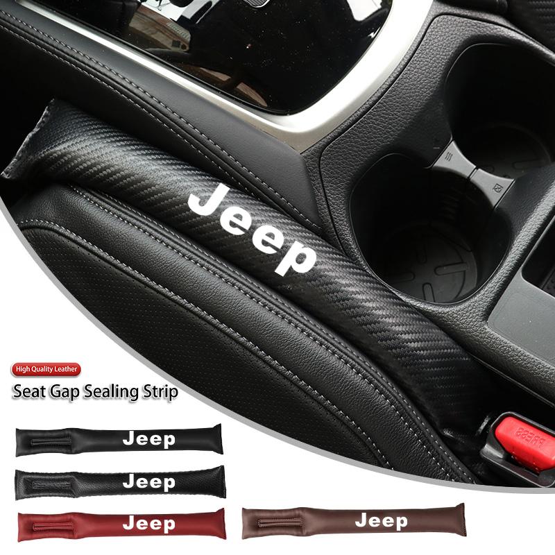 Car Interior Seat Gap Plug Leather Filler Leakproof Pads For Jeep Grand Cherokee Wrangler JK Gladiator Compass Valve Cap ALM1