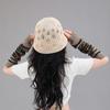 Women's Thickened Fingerless Gloves Bohemian Style Warm Acrylic Blend Yarn for Autumn Winter
