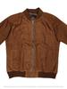 Motorcycle Genuine Lambskin Brown Handmade Men Leather Jacket Designer Suede