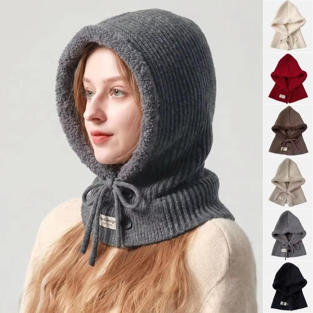 Windproof Balaclava Hat Warm Ear Protection Hat Casual Earflap Hat Women Girls