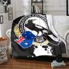 1Pc Lion'S Pride Symbol Blanket For Couch Bed Plush Cozy Fuzzy Blanket Super Soft Warm Blankets For Fall And Winter 0918229