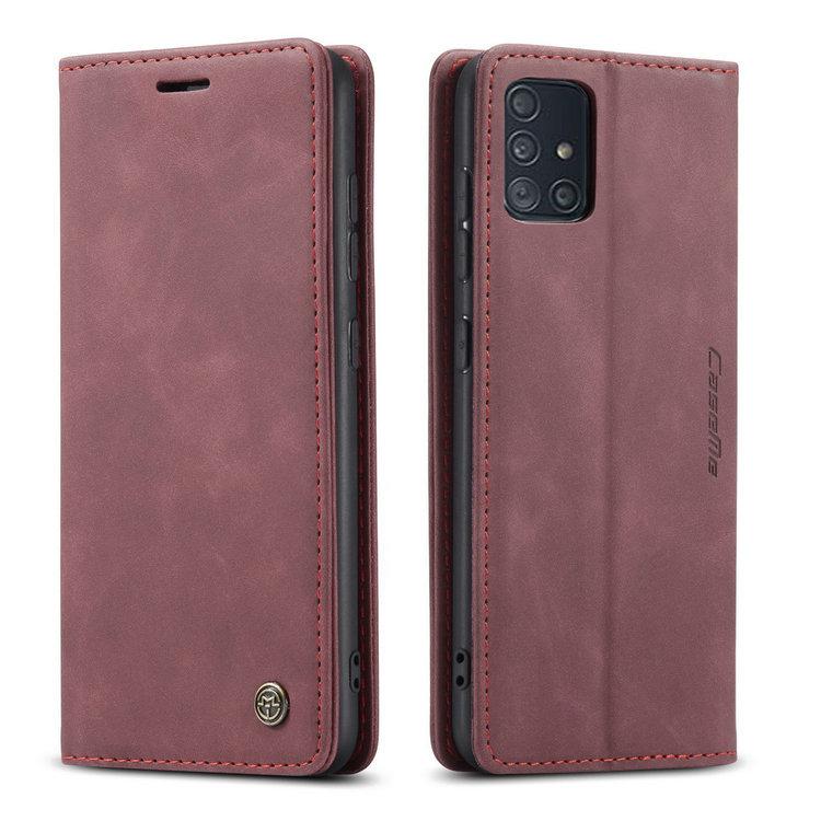 Suitable for Samsung A13 phone case, magnetic anti-drop A71 leather case, A35 protective cover with card slot, flip cover type