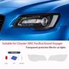 2Pcs Pre-Cut for Chrysler 300C Pacifica Voyager Car Clear PPF TPU Sticker Transparent Black Headlight Protective Film