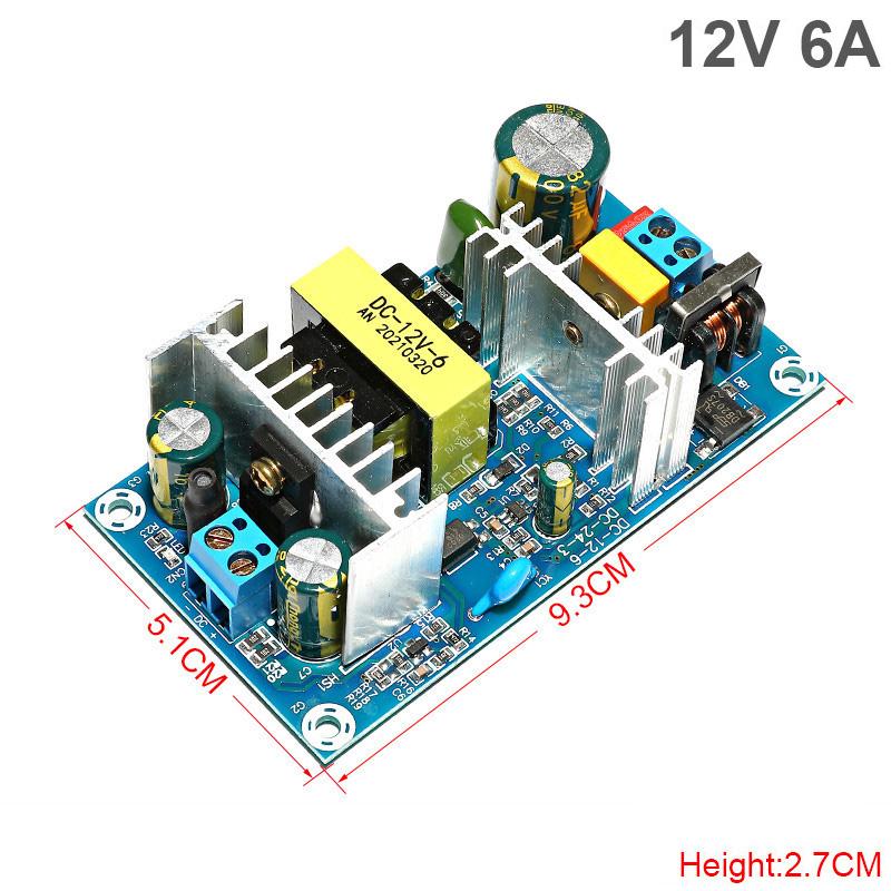 AC-DC 220V К 5V 12V 19V 24V 36V 48V 60V Плата блока питания 1A 2A 3A 4A 5A 6A 7A 8A 9A 13A 17A Импульсный блок питания с низким уровнем пульсаций Голая плата